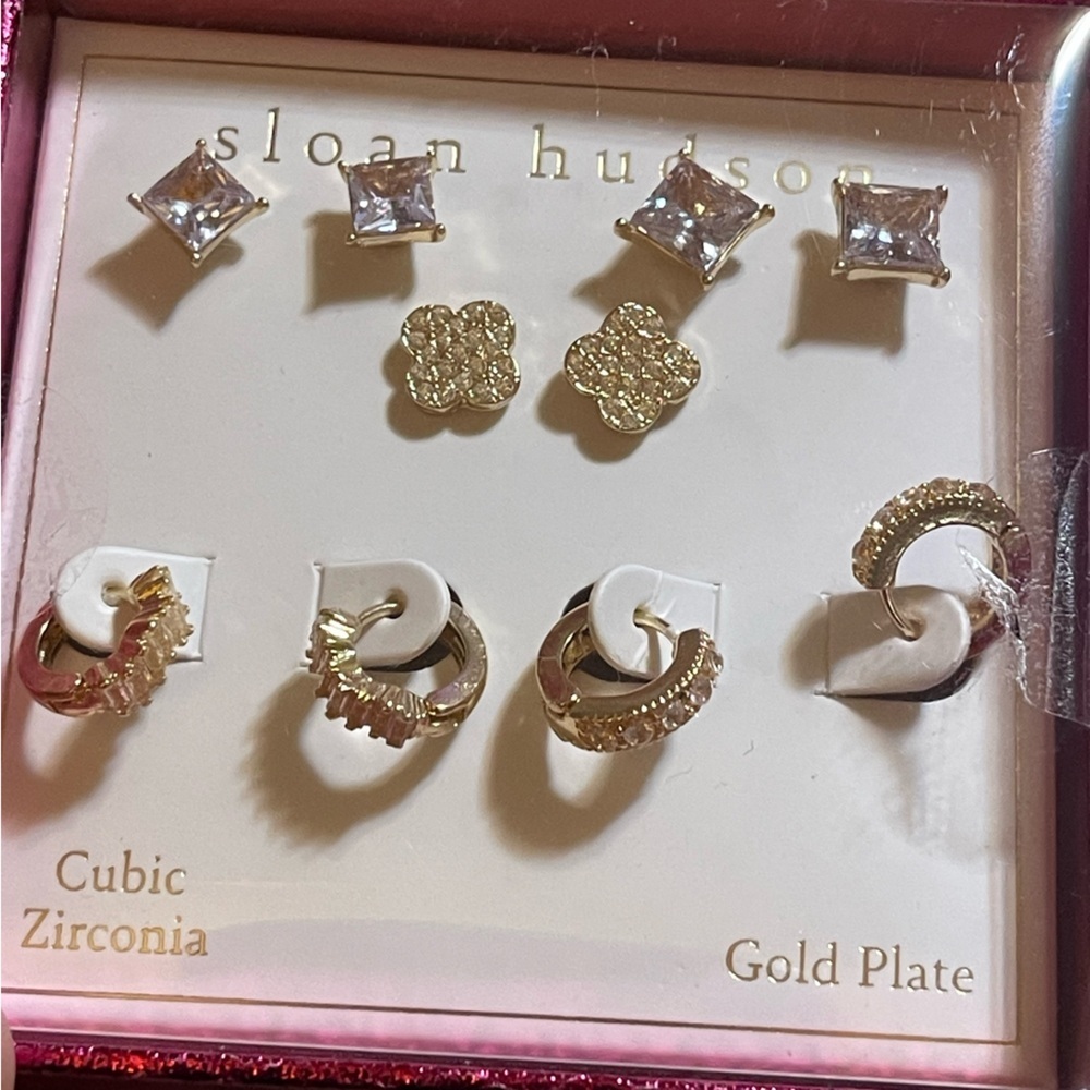 Sloan Hudson gold plated earring set - Picture 5 of 5